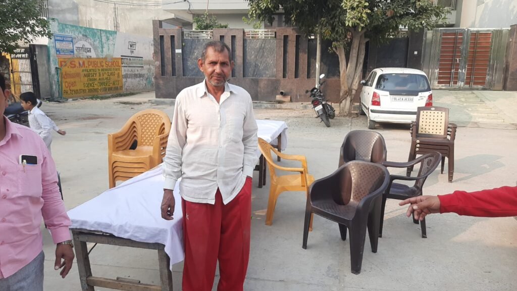 Eye check-up camp with a mobile eye-care van