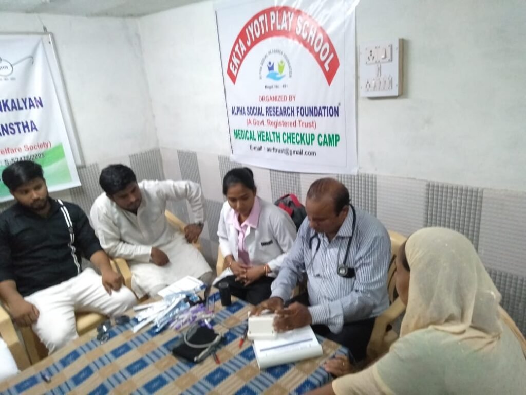 A health check-up camp
