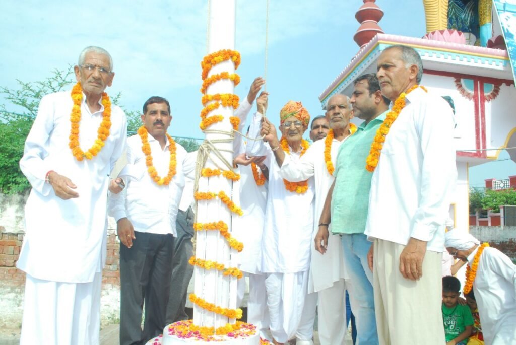 Flag hoisting